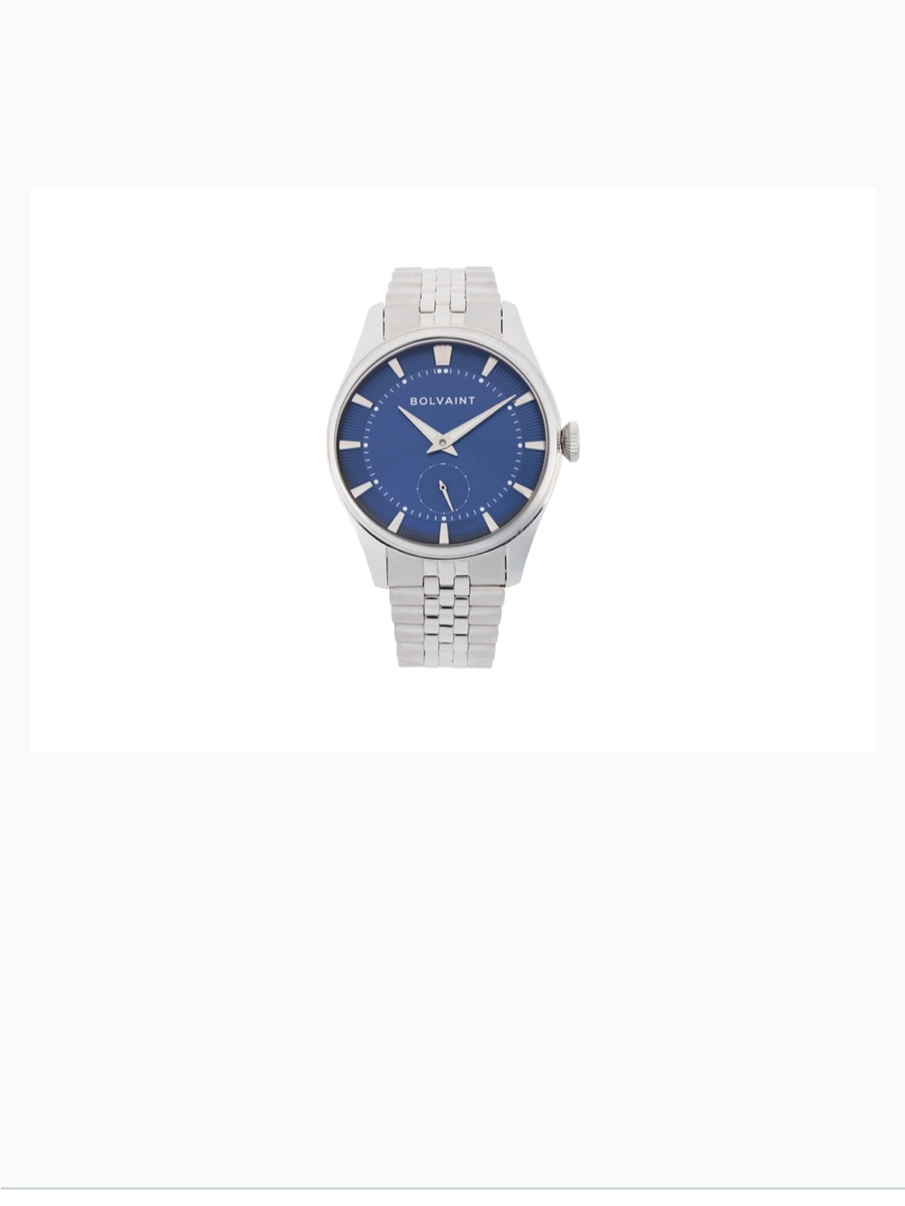 New Bolvaint Alaric Automatic Watch in Bleu and Silver